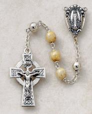 Image of Irish Connemara Marble Rosary by Creed