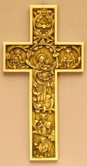 Byzantine True Church Cross - large decorative wall crosses