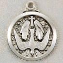Solid Sterling Silver Holy Spirit Confirmation Medal