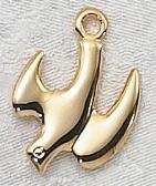 Gold over Sterling Silver Confirmation Pendant Necklace image
