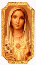 Immaculate Heart of Mary Florentine religious Plaque