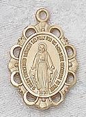 Gold Miraculous Medal