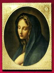 Our Lady of Sorrows by Dolci Florentine Religious Plaque