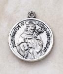 Sterling Silver St. Francis of Assisi medal