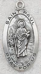 Sterling Silver St. Paul Patron Saint medal